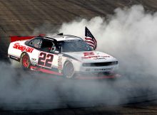2012 New Hampshire July NNS Brad Keselowski burnout